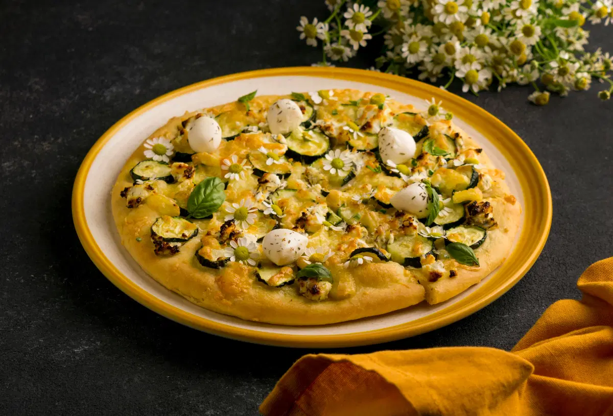 High-Protein Makhana Pizza Wreath
